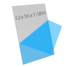 6061-T6 Aluminum Sheet 12x16x1/8 Inch Thickness Durable Aluminum Plate, Thick...