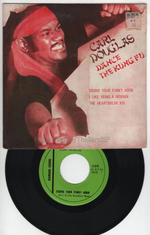 CARL DOUGLAS /K.C. & THE SUNSHINE BAND /THREE DEGREES / THAI EP  THAILAND 45RPM - Image 2 of 3