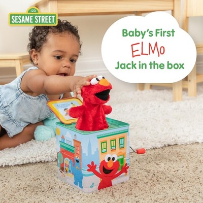 Sesame Street Elmo Jack In The Box Plush Toy For Toddlers Ages 6