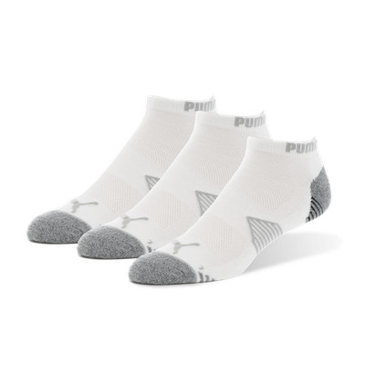 Puma Essential Low Cut 3 Pack Bright White Socks Men 9-12
