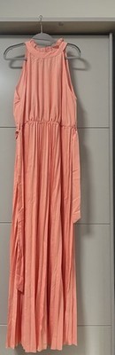 Elenzga Valentinstag Frauen Elegantes A-Linien Kleid mit Gerüschtem Kragen Lang