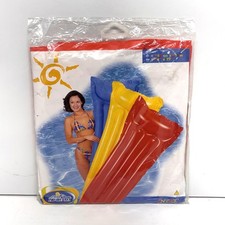 Vintage 2001 Intex The Wet Set Inflatable Pool Air Mat Float 72" x 27" Red - New