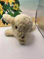 Vintage Eden Lamb Musical Wind Up Plush Mary Had a Little Lamb See Video