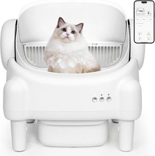 Automatic Cat Litter Box Self Cleaning Litter Box for Multiple Cats with Open US