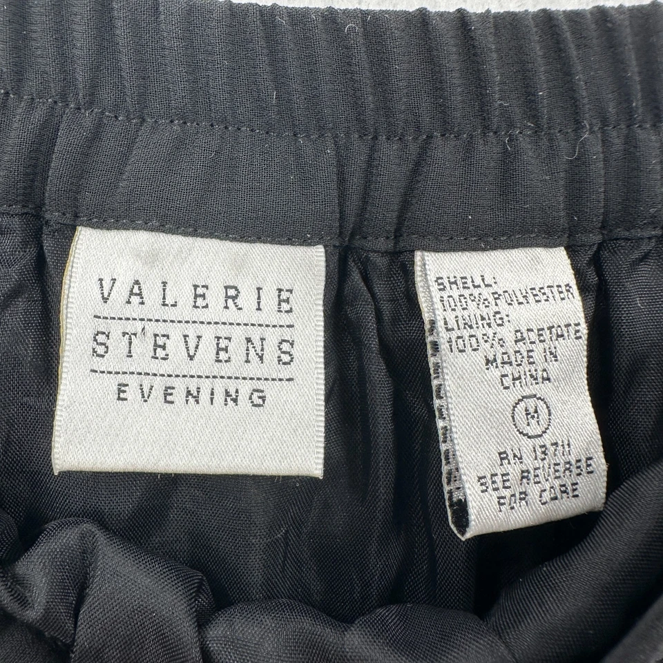 Falda Midi Acordeón Completamente Plisada Valerie Stevens Negra MEDIANA Modesta Bruja Foto 3 de 4