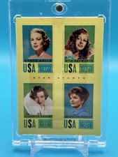 2014 Golden Age Star Stamps #18 Claudette Colbert Grace Kelly Jacqueline Kennedy