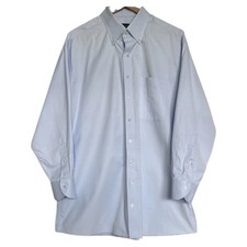 PROPER CLOTH Dress Shirts Lot Of 6 Men's 17.5/33 Blue