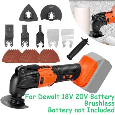 Akku Oszillierende Multitools für Dewalt 18/20V Akku mit 6 variablen Drehzahlen