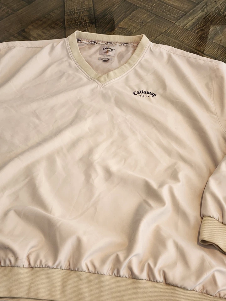 Callaway Golf Sweatshirt Mens Size XXL V-Neck Athletic Windbreaker Jacket - Image 3 of 4