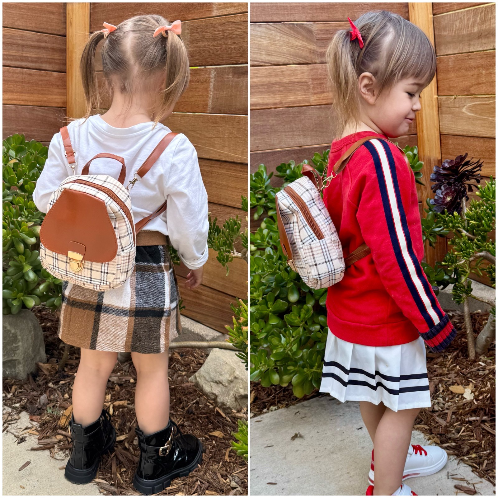 Mini Toddler Backpack 1 2 3 Year Old Girl | Small Baby Backpack For Girls (8" H)