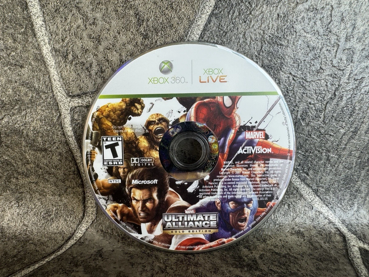 Marvel: Ultimate Alliance Microsoft Xbox 360 Video Games for sale