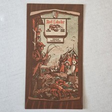 Vintage Red Lobster Menu 1970s Seafood Restaurant Illustrated 1974