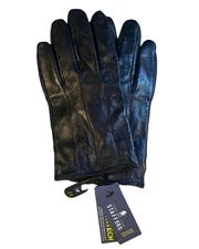 Stafford Genuine Leather Gloves Men’s Medium TouchTech Black Touchscreen NWT