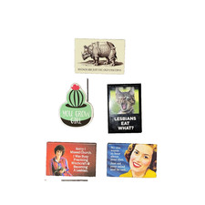 5 Piece Assorted Funny Novelty Refrigerator Magnets