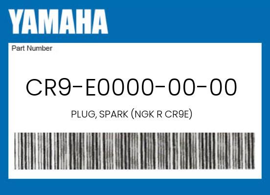 Yamaha Genuine Plug, Spark Ngk R Cr9E - Cr9-E0000-00-00