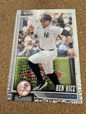 Ben Rice 2026 Topps Series 1 #133 Spring Training Foil New York Yankees