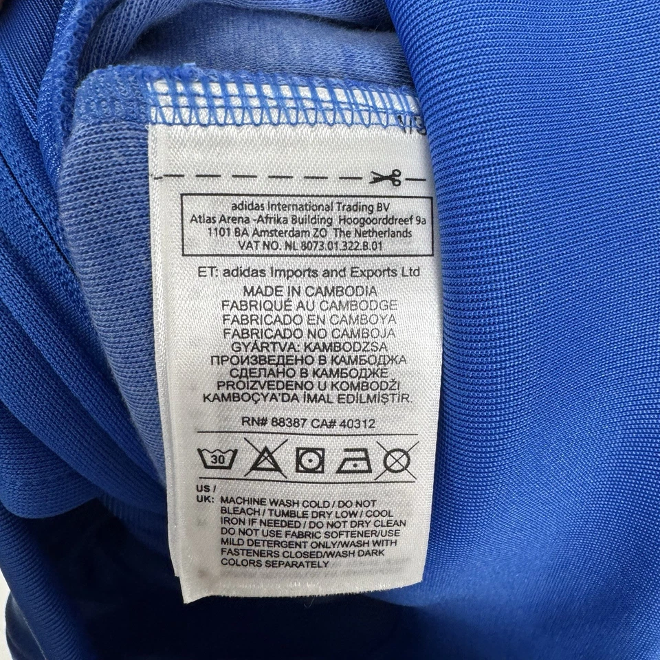 Jaqueta Adidas Superstar Azul Tracksuit Track Top Firebird Trefoil Retrô Masculina P - Imagem 4 de 4