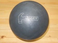 NIB 15 Hammer Black Pearl 78D Urethane Bowling Ball 15.3/3-4" Pin/2.20oz