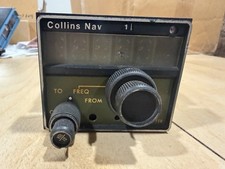 Collins VIR-351 NAV No Rack Sold As Pictured Parts only