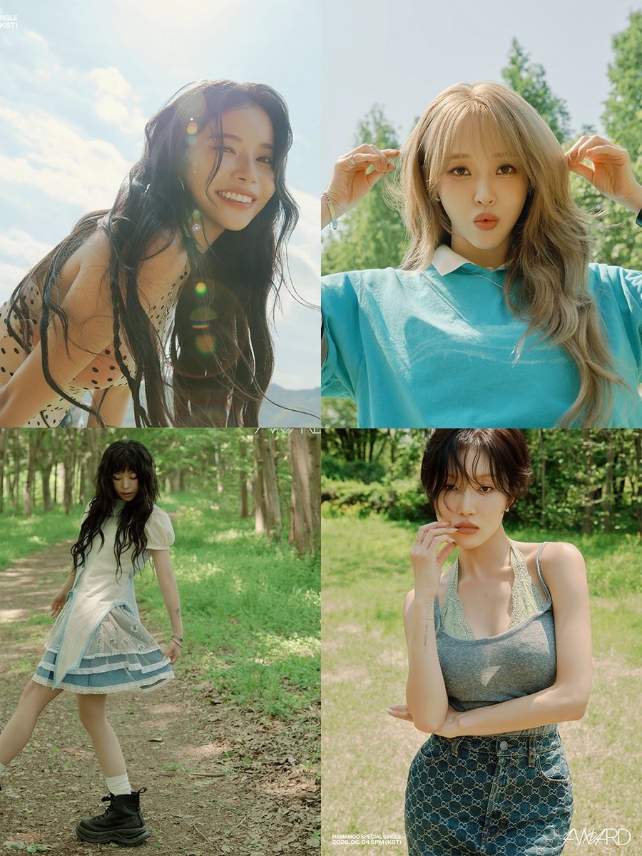 MAMAMOO 4WARD Special Single Album 4 FLOWERS Ver/CD+Book+2 Photo+4