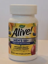 Nature's Way Alive! Men's Complete Multivitamin Supplement Tablets EXP. 11/2026+
