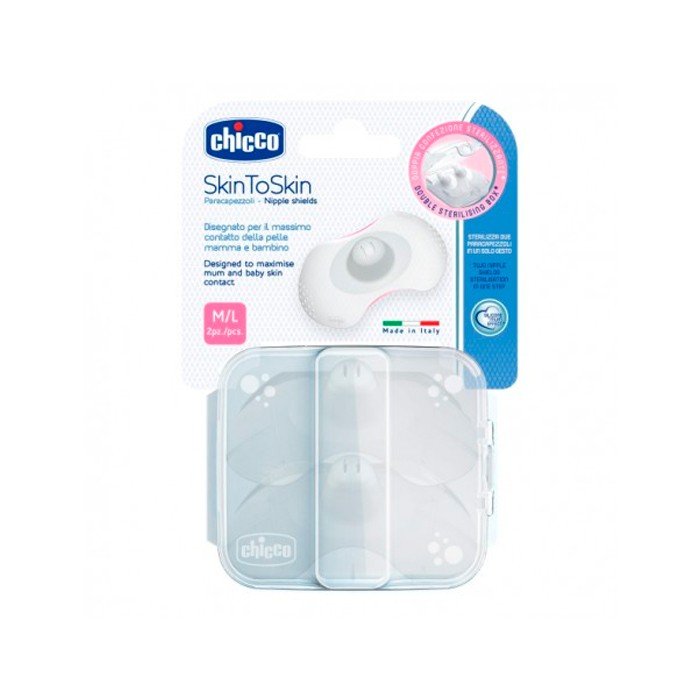 Chicco SkinToSkin - Paracapezzoli in Silicone Taglia M/L - Immagine 3
