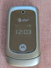 Vintage Motorola ROKR EM330 AT T Flip Cellphone ca. 2008 TESTED