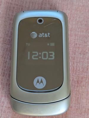Vintage Motorola ROKR EM330 AT&T Flip Cellphone ca. 2008 *TESTED*
