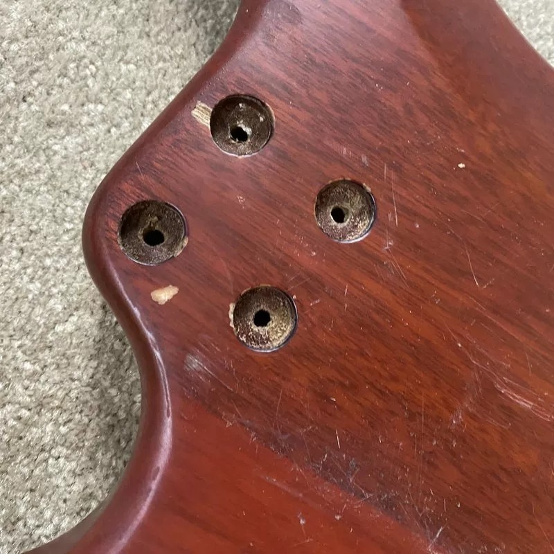 4 String Electric Bass Body, Mahogany, DIY Handmade Bass Project FC571 ...