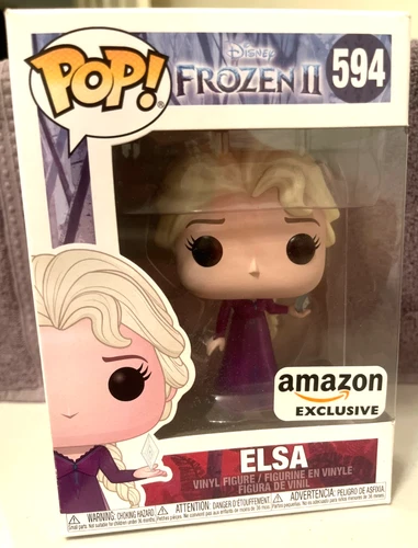 Funko Pop Elsa #594 Disney Frozen II Movies Vinyl Figure Amazon Exclusive