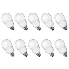 10 x Osram ESL Energiesparlampe Dulux Classic Tropfen 6W E27 827 warmweiß 2700K