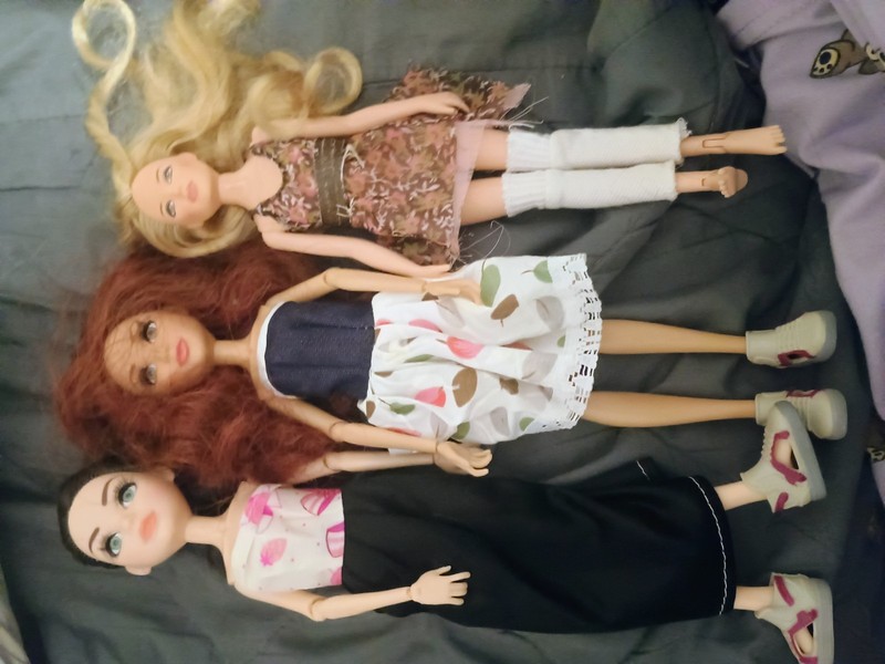Lot Of 3 Misc MGA Mc2/BFC Dolls