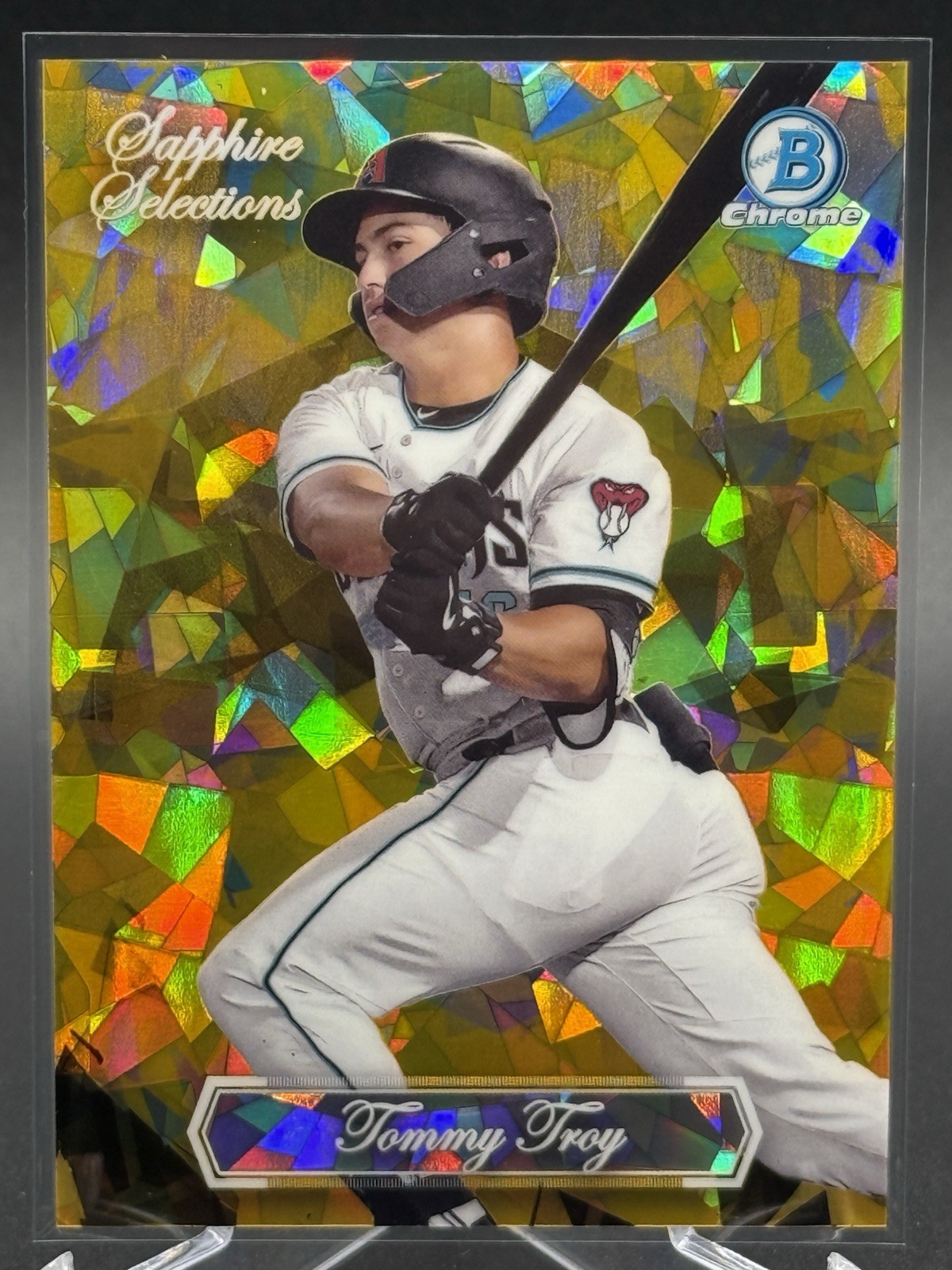 TOMMY TROY 2023 Bowman Draft Sapphire Sapphire Selections Gold Refractor /50