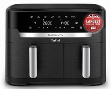 Tefal Easy Fry Dual XXL EY9428GO 11L Air Fryer Black Brand New