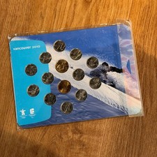 Kanada 2010 KMS Kursm&uuml;nzsatz &ndash; Vancouver Olympische Spiele Coin Collection 9231