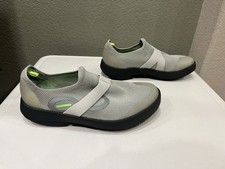 Oofos Oomg Eezee Low Mesh Mens Size 13 Gray Sport Recovery Shoes Slip On