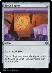 Boros Signet 128/356 Uncommon Commander: Bloomburrow