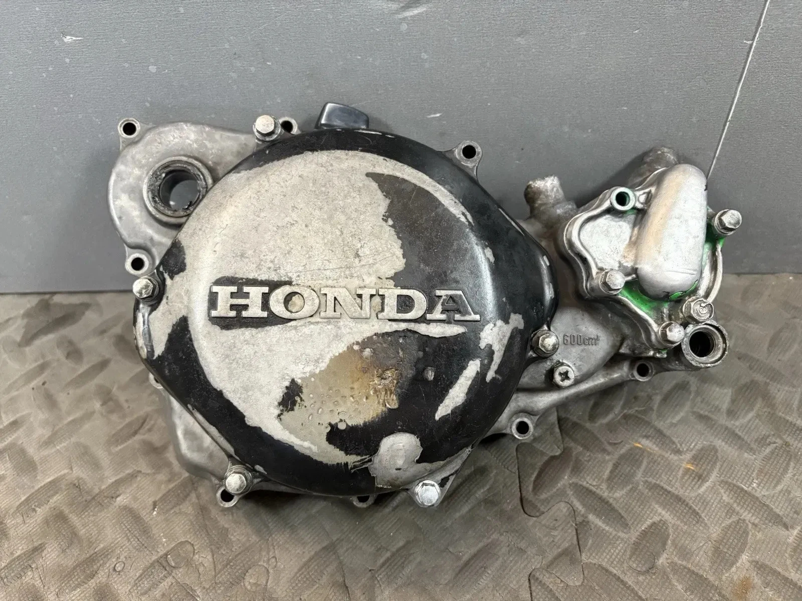 1989 89 Honda CR250R OEM INNER OUTER RIGHT ENGINE CLUTCH COVERS 11340-KS7-831