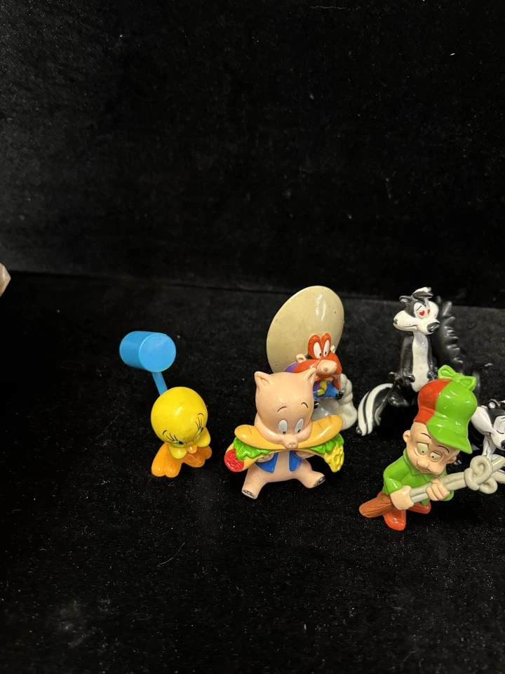 Lote de 10 figuras vintage de PVC Looney Tunes 1994!!! Foto 2 de 4