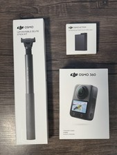 DJI Osmo 360 Essential Combo 8K Camera w/ 2 Batteries, Stick, NEW SEALED