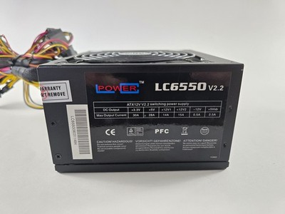 LC Power LC6550 V2.2 ATX Netzteil 550 Watt Desktop PC PSU