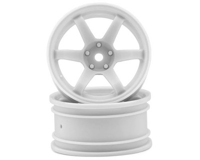 MST TE37 High Traction Drift Wheels WHT (2) 7mm Offsetw/Mounting Foam MSX832302W
