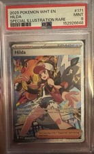 The Pokémon Company Pokémon TCG Hilda 171/086 White Flare SIR Holo PSA 9 EN 2025