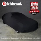 Indoor Car Cover Super Soft Stretch Tailored Look available in Black