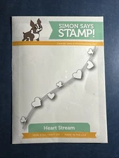 NEW! Simon Says Stamp- HEART STREAM Die, Love, Valentines