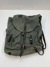 Zaino montagna esercito svizzero vintage zaino borsa tela militare pelle alpina