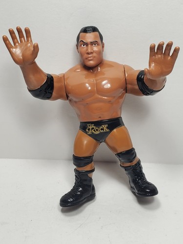 2017 WWF WWE Mattel The Rock Dwayne Johnson Retro ...