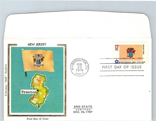 S06-9575, STATE FLAG OF NEW JERSEY, COLORANO FIRST DAY COVER