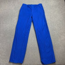 VINTAGE French Trousers Adult 30x30 Blue Workwear Chore Canvas Utility Men