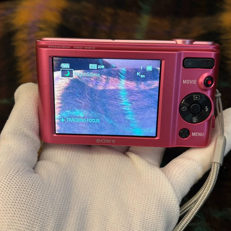 Sony Cyber-shot DSC-W810 pink 20.1MP Digital Camera 6x Optical